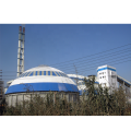 Galvanized Space Frame Roofing Construction Arched Dome Steel Structure Coal Storage Shed